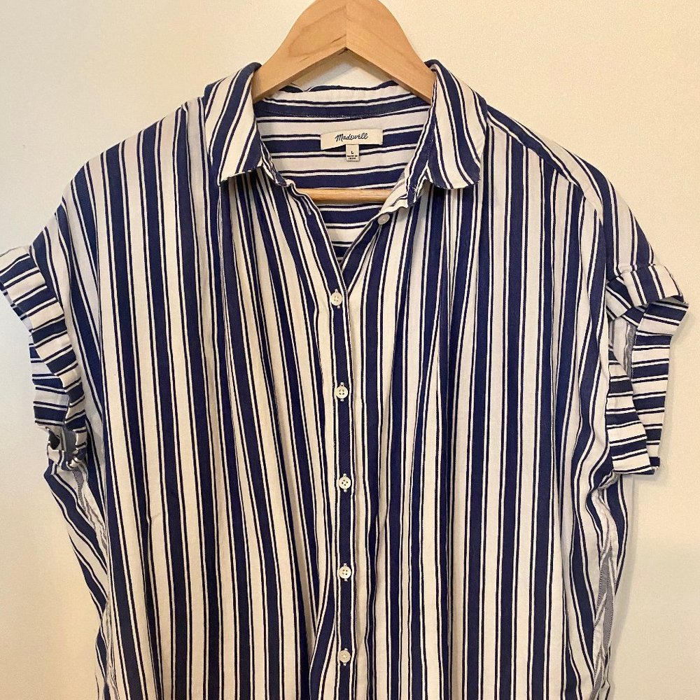 Madewell Striped Button Up Shirt